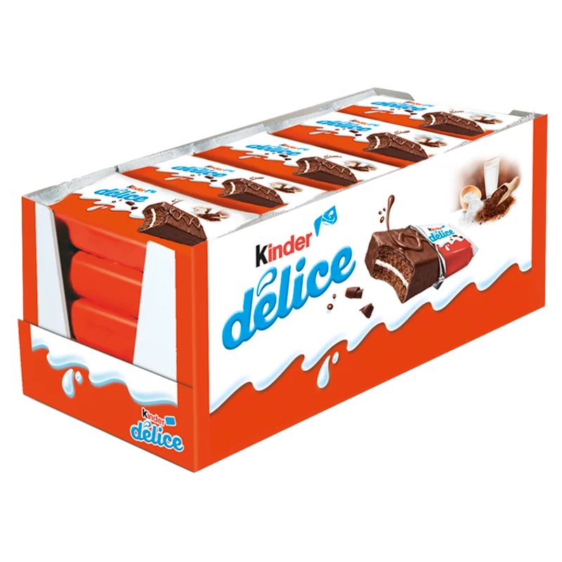 Kinder Delice tejes krémmel töltött kakaós piskóta kakaós bevonattal 39 g