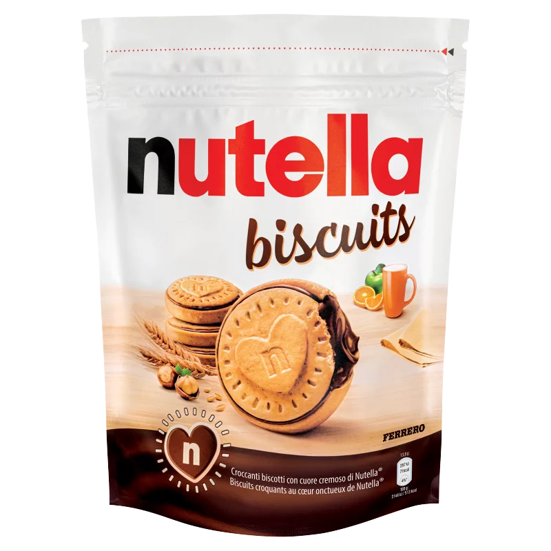 Nutella Biscuit kakaós mogyorókrémmel töltött keksz 304 g