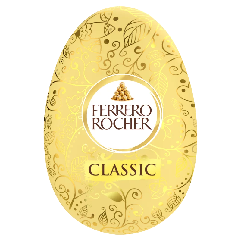 Ferrero Rocher tojás üreges tejcsokoládé figura mogyoródarabkákkal 100 g