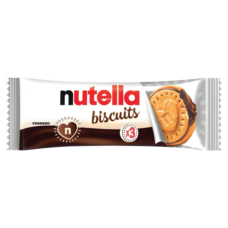 Nutella Biscuit kakaós mogyorókrémmel töltött keksz 41,4 g
