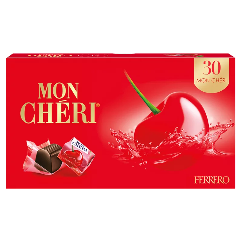 Mon Chéri csokoládépraliné egész szem cseresznyével likőrben 315 g
