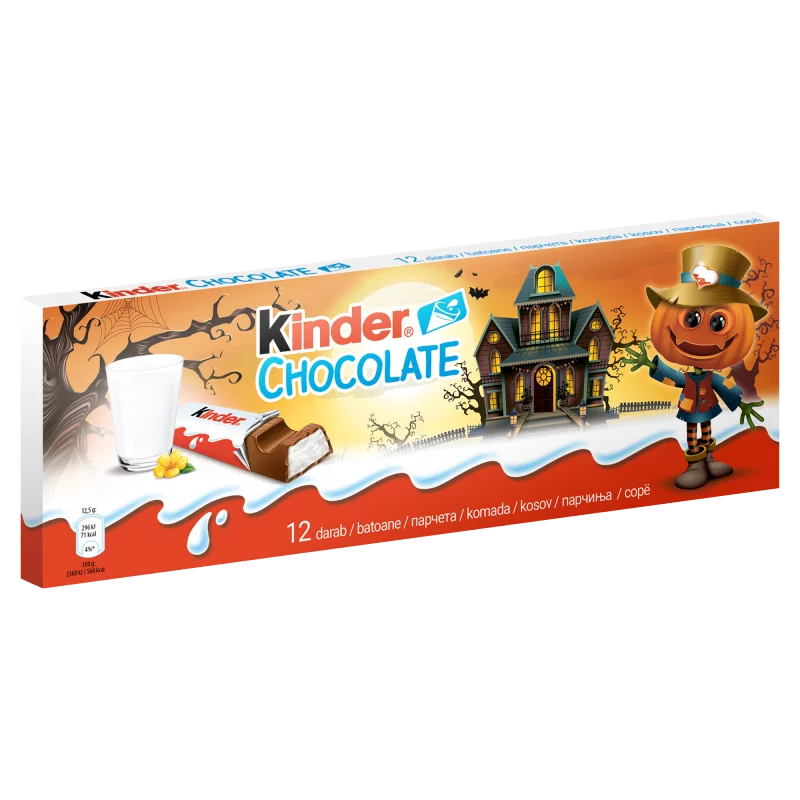 Kinder Chocolate tejcsokoládé szelet tejes krémmel töltve 12 db 150 g