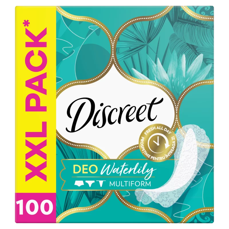 Discreet Légáteresztő Multiform Waterlilly Tisztasági Betétek 5x100