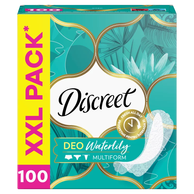 Discreet Légáteresztő Multiform Waterlilly Tisztasági Betétek