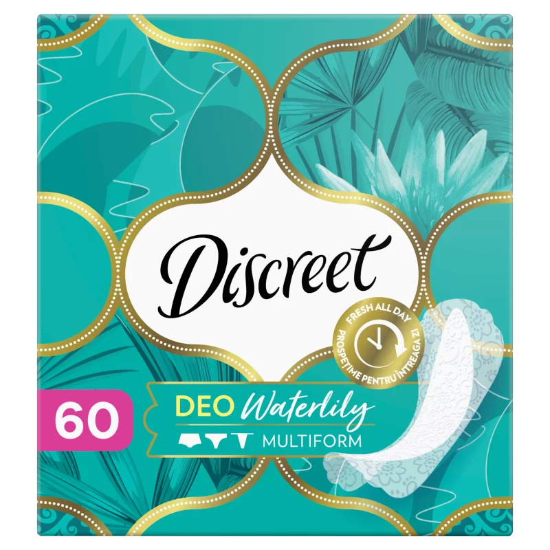 Discreet Légáteresztő Multiform Waterlilly Tisztasági Betétek 8x60