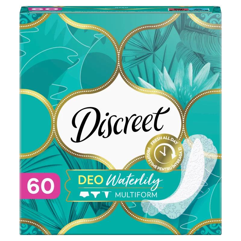 Discreet Légáteresztő Multiform Waterlilly Tisztasági Betétek