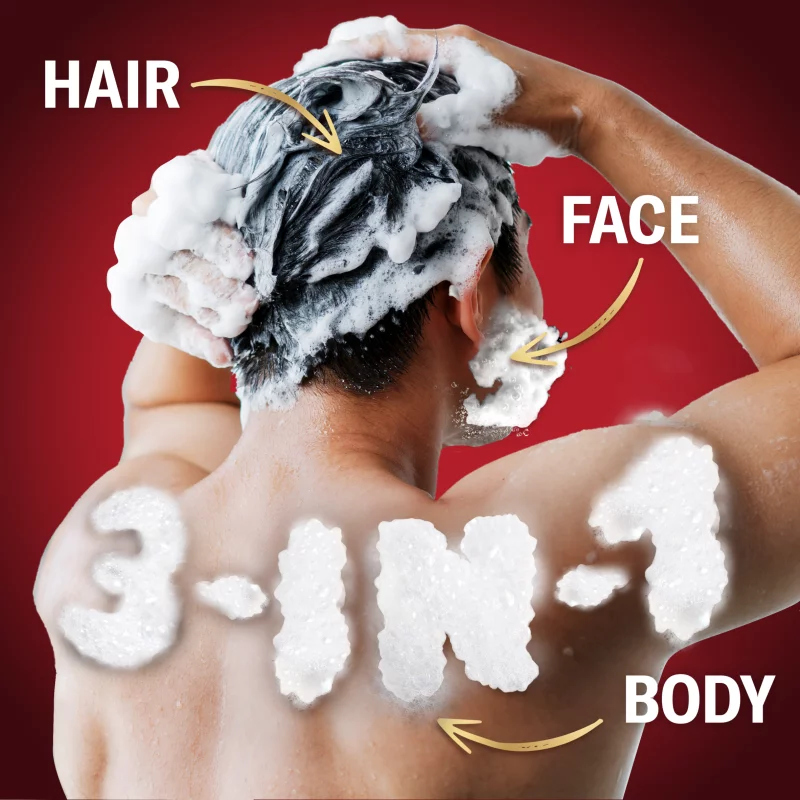 Old Spice Bearglove Férfi Sampon és Tusfürdő, Hosszan Tartó Frissesség, 400 ml