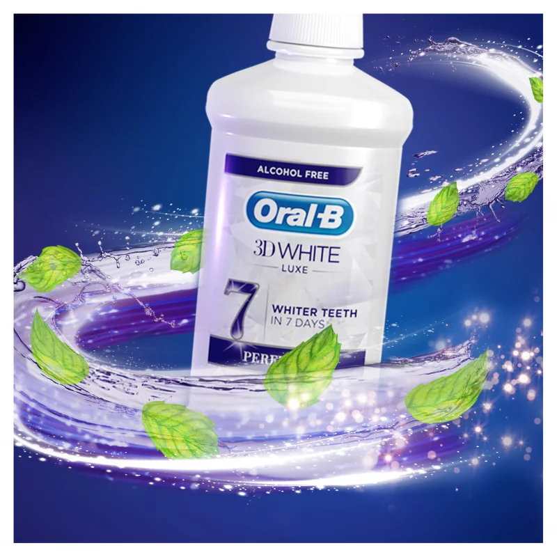 Oral-B 3D White Luxe Perfection Szájvíz, 500ml