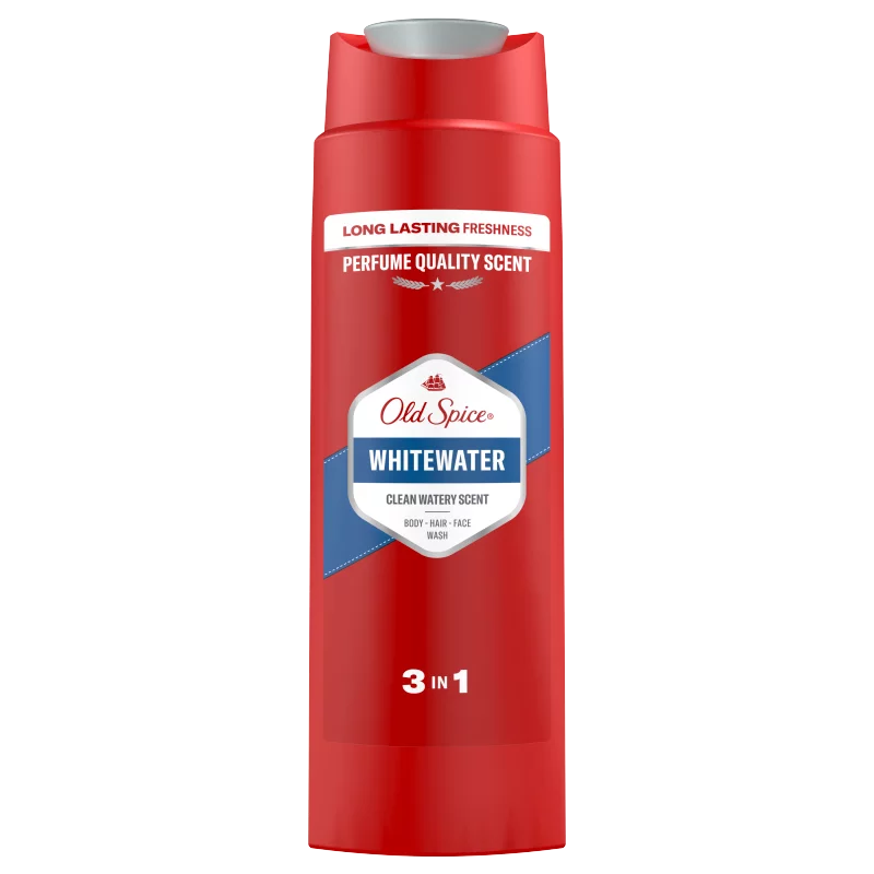 Old Spice Whitewater Férfi Sampon és Tusfürdő, Hosszan Tartó Frissesség, 250 ml