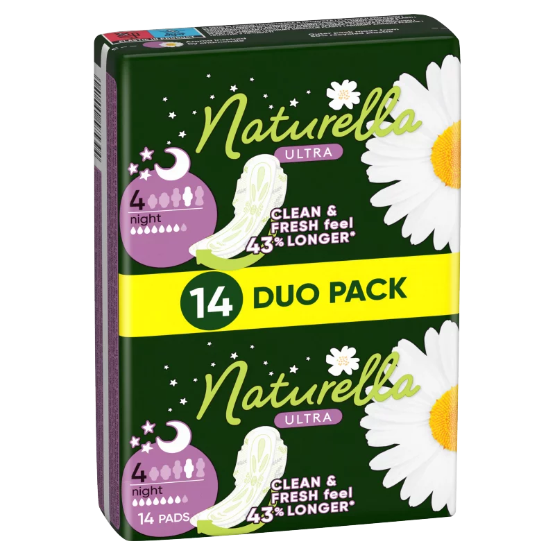 Naturella Ultra Szárnyas Betét, Night (4-es méret) Méret, 14 db