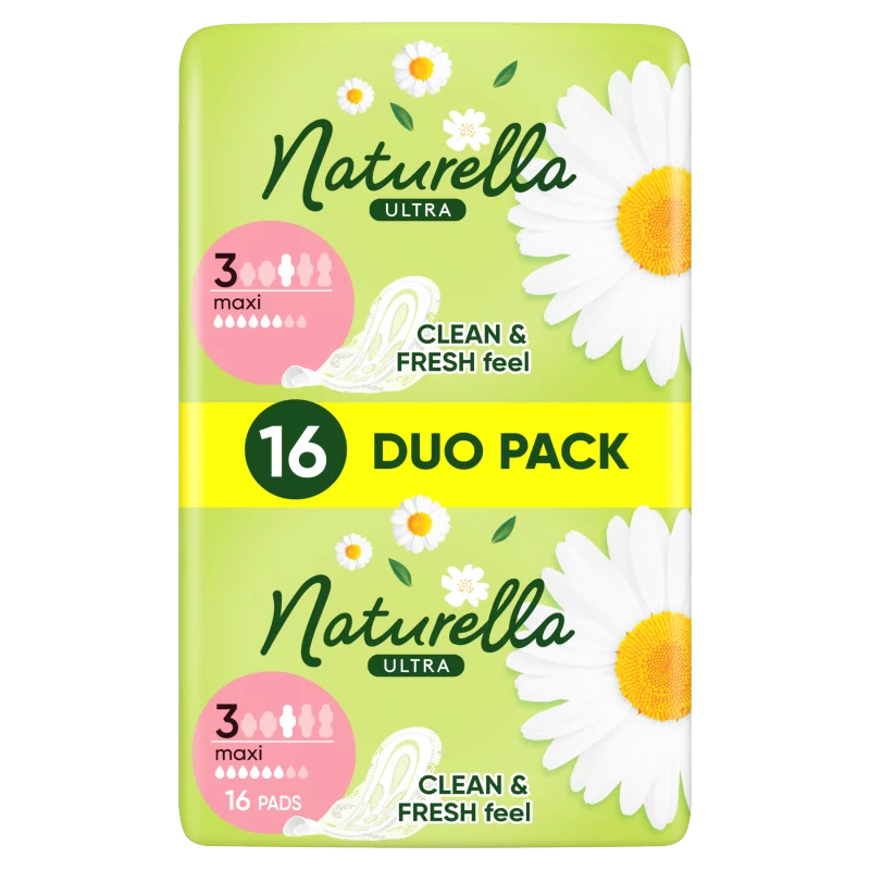 Naturella Ultra Maxi Méret 3 Szárnyas Betét 16 db