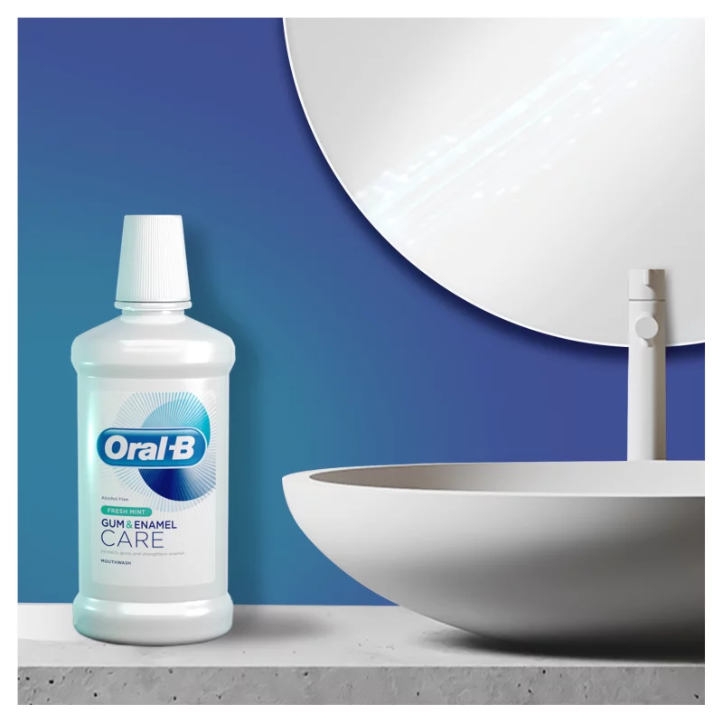 Oral-B Fresh Mint Fogíny- És Zománcápoló Szájvíz, 500ml
