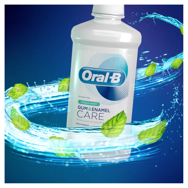 Oral-B Fresh Mint Fogíny- És Zománcápoló Szájvíz, 500ml