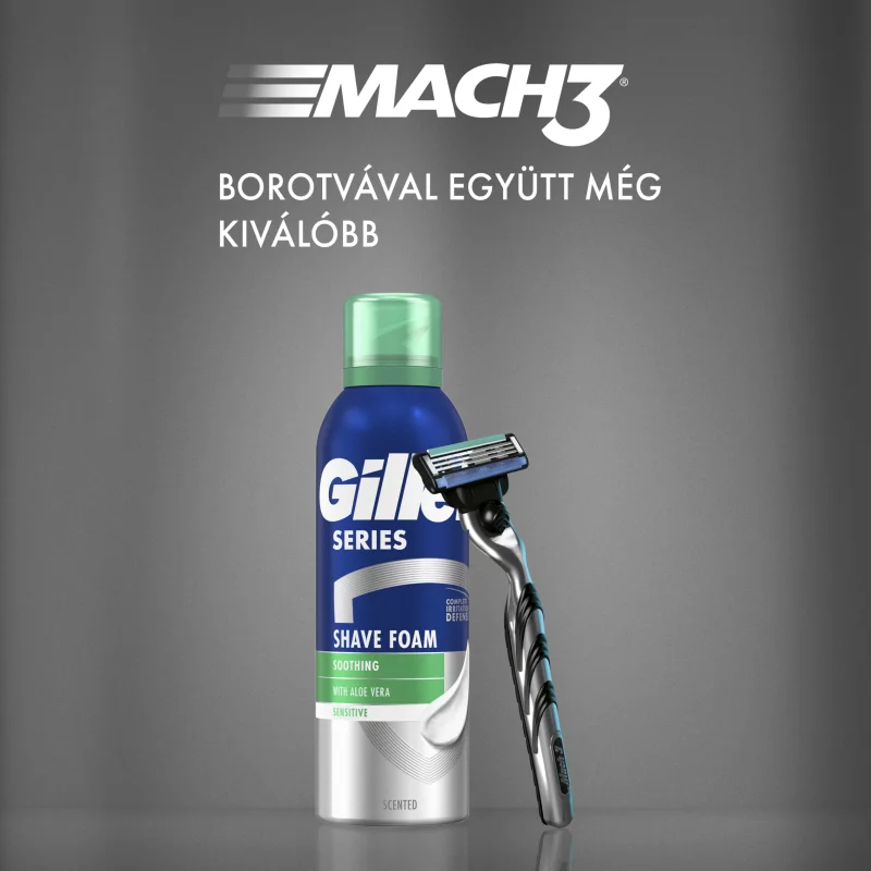 Gillette Series Kondicionáló Borotvahab Kakaóvajjal, 200ml