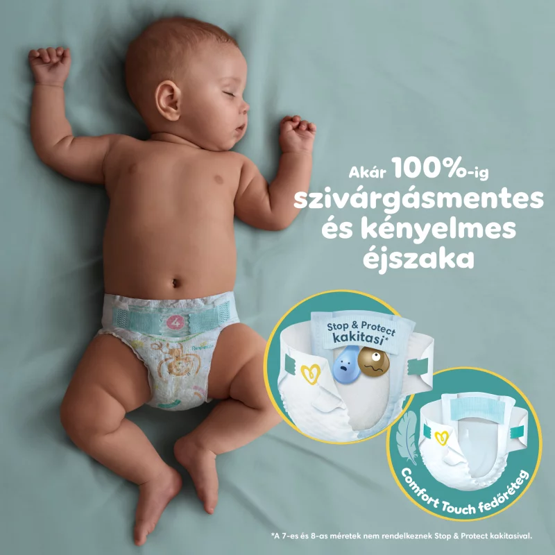 Pampers Active Baby Pelenka, Méret: 6, 44 db Pelenka, 13kg-18kg