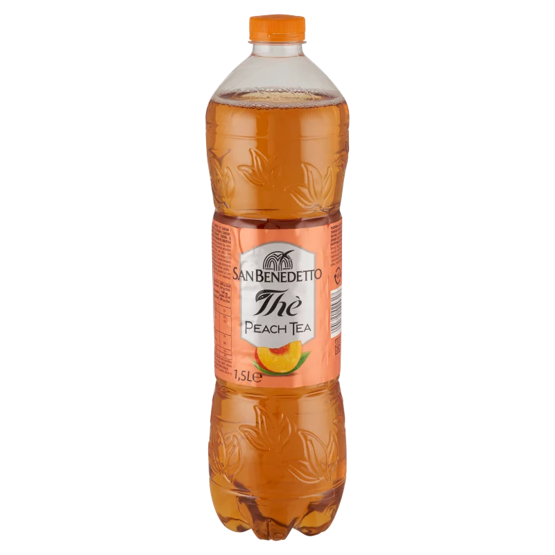 San Benedetto barackos ice tea ízű alkoholmentes üdítőital cukorral és édesítőszerekkel 1,5 l