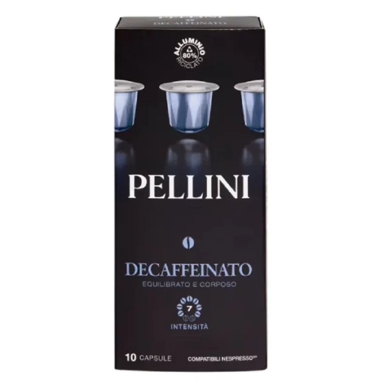 Pellini kávékapszula 10x5,5g Top koffeinmentes NCC alu