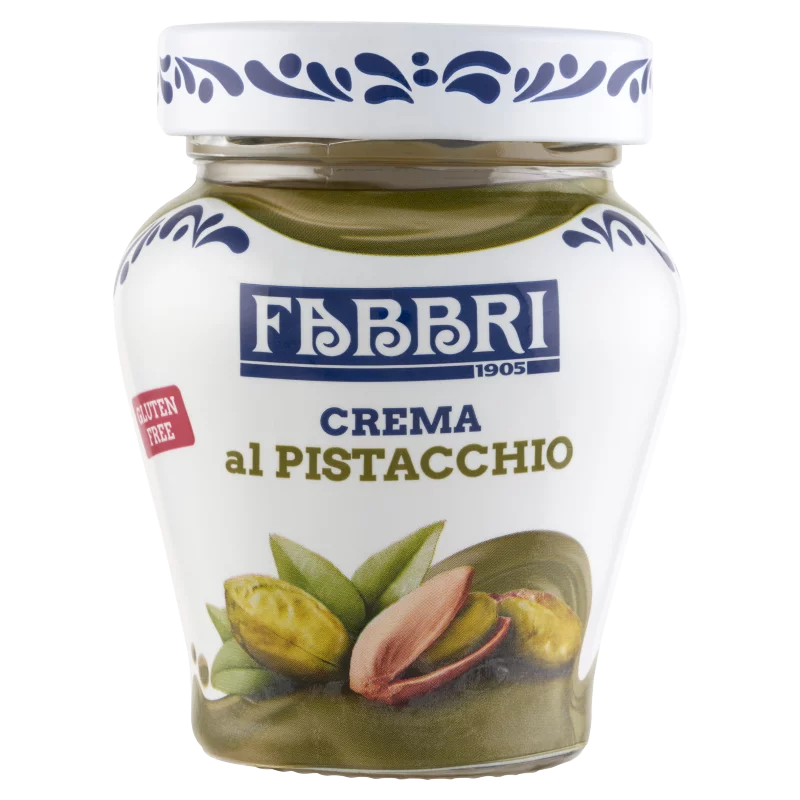Fabbri gluténmentes pisztáciás krém töltelékekhez és tortabevonatokhoz 200 g