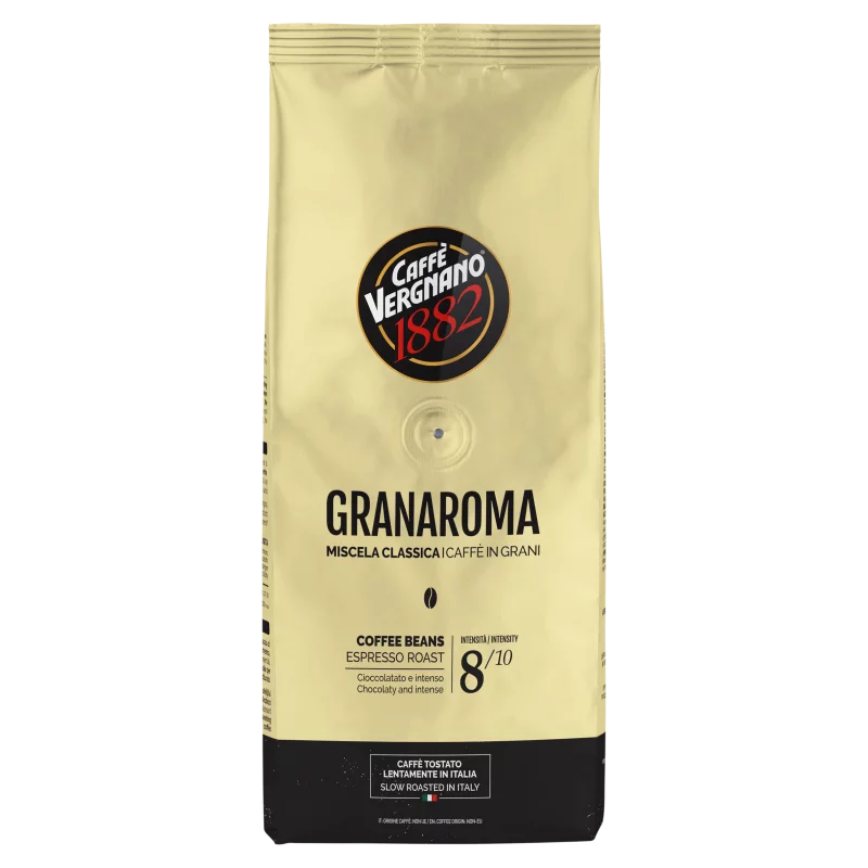 Caffè Vergnano Granaroma pörkölt, szemes kávékeverék 500 g