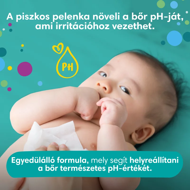 Pampers Fresh Clean Nedves Törlőkendő, 4 csomag = 208 db