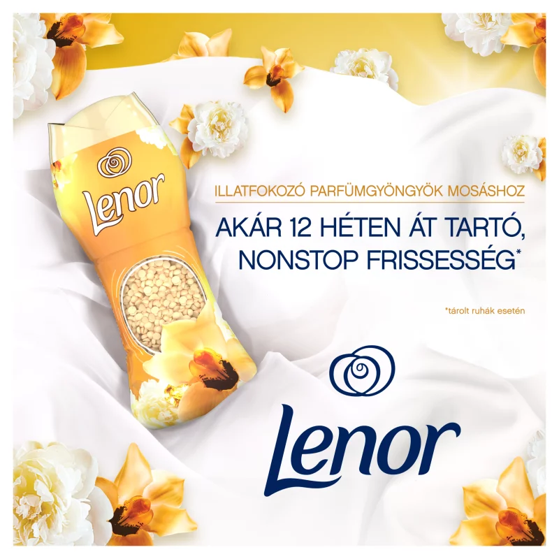 Lenor Gold Orchid Parfümgyöngyök Illattal, 210g