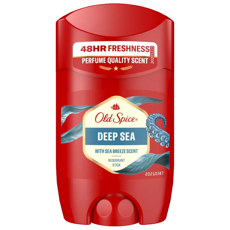 Old Spice Deep Sea Stift Dezodor Férfiaknak, Alumíniummentes, 48 Órás Frissesség,  50 ml