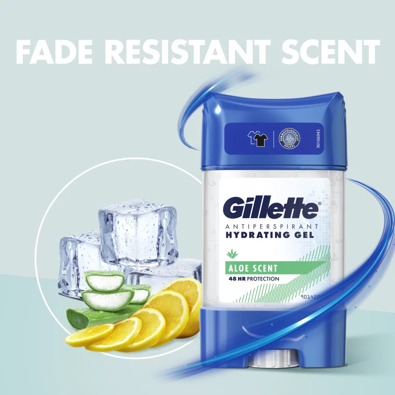 Gillette Aloé Izzadásgátló Dezodor Hidratáló Gél Férfiaknak