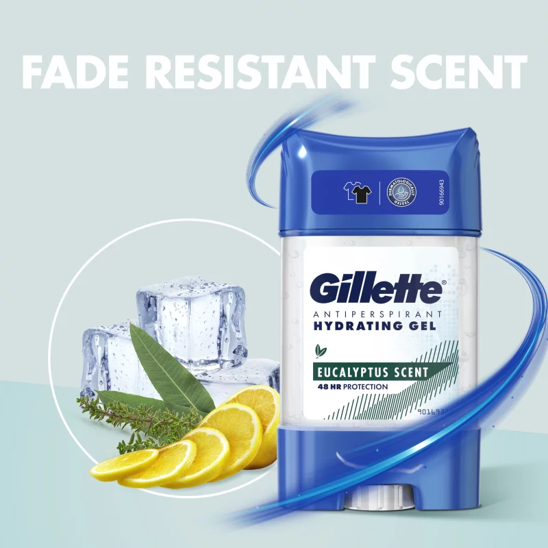 Gillette Eukaliptusz Izzadásgátló Dezodor Hidratáló Gél Férfiaknak