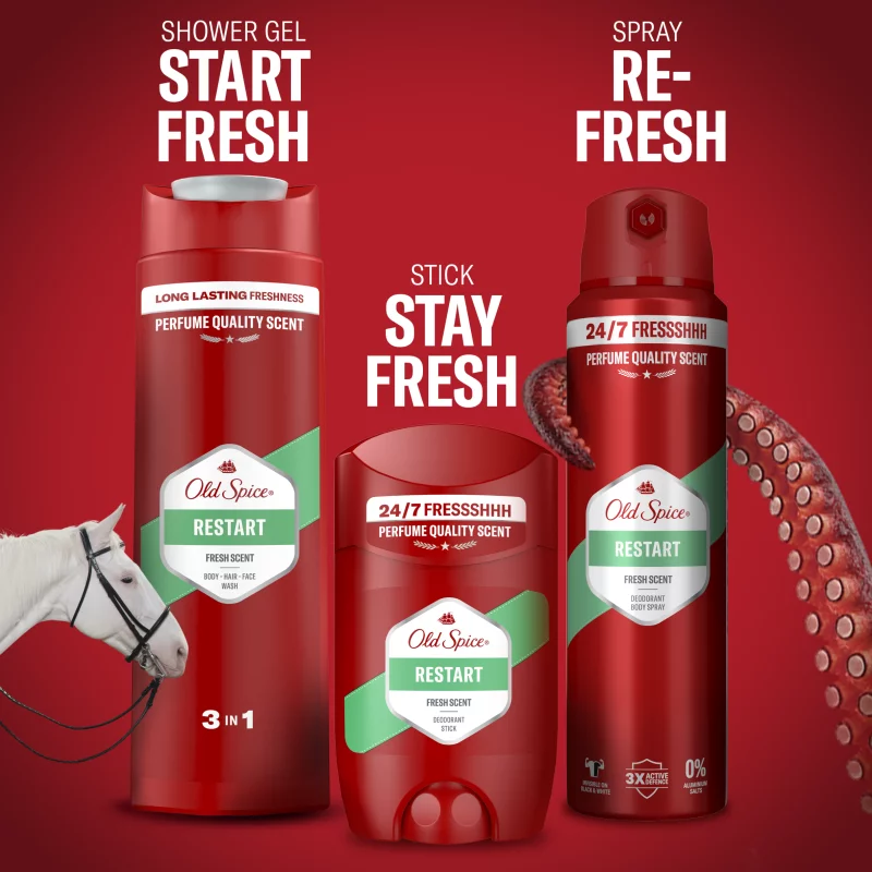 Old Spice Restart Férfi Stift Dezodor, 50 ml