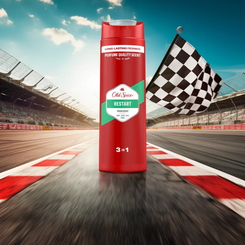 Old Spice Restart Férfi Sampon és Tusfürdő, Hosszan Tartó Frissesség, 400 ml