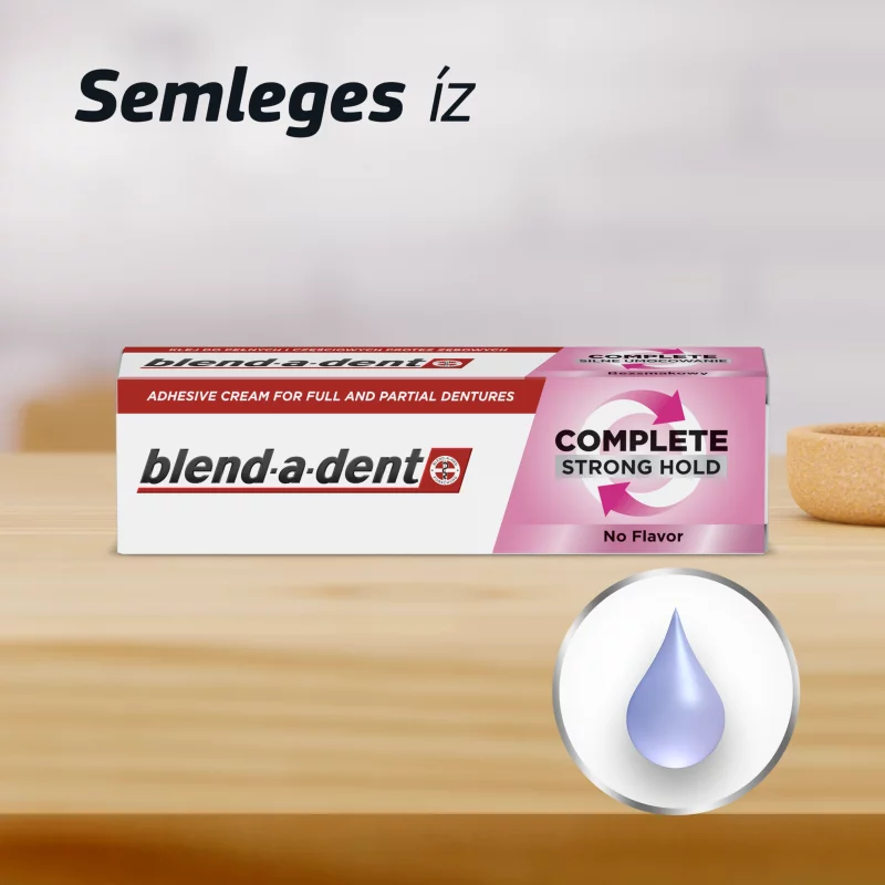 Blend-a-dent Complete Semleges Ízű Műfogsorrögzítő Krém, 47 g