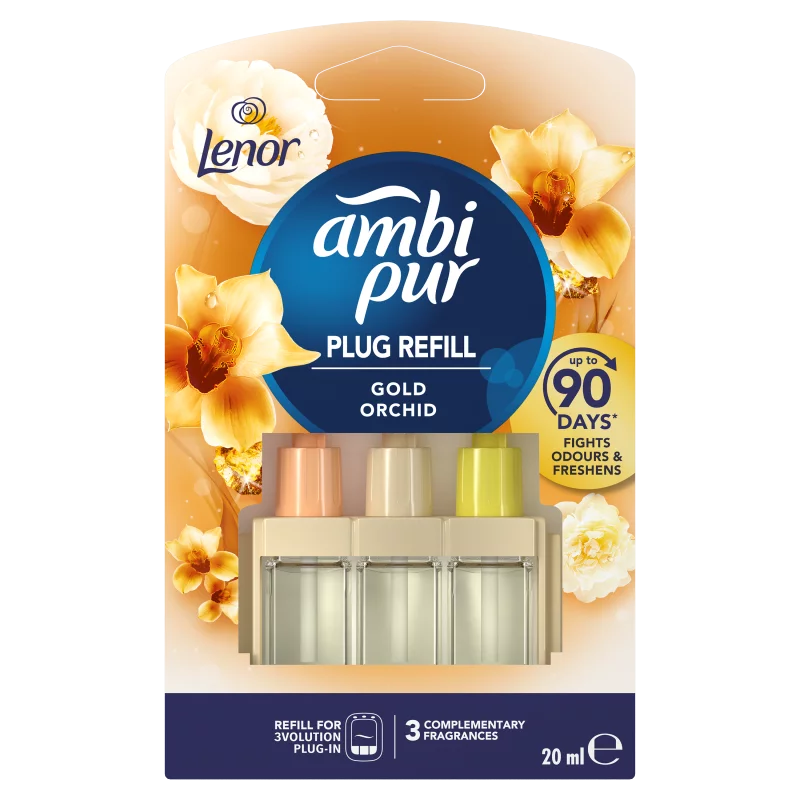 Ambi Pur 3Volution Gold Orchid Elektromos Illatpárologtató-utántöltő, 20ml