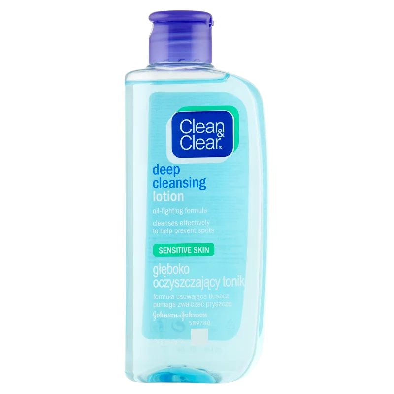 Clean & Clear mélytisztító tonik érzékeny bőrre 200 ml