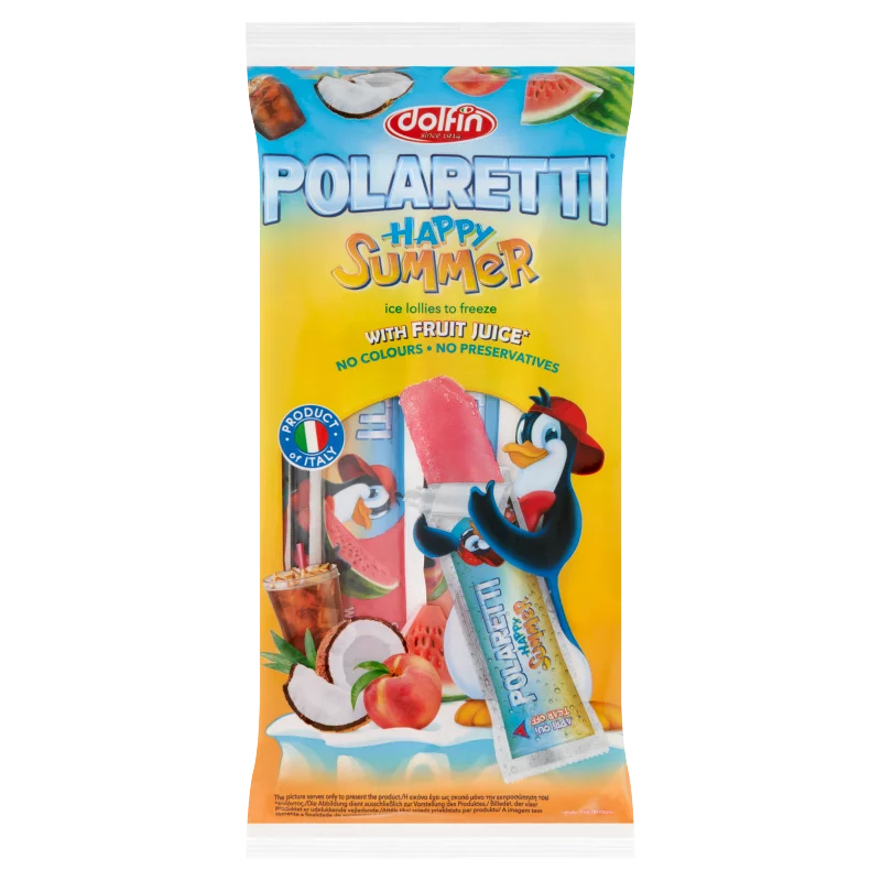 Dolfin Polaretti Happy Summer fagyasztásra kész jégnyalóka 10 db 400 ml