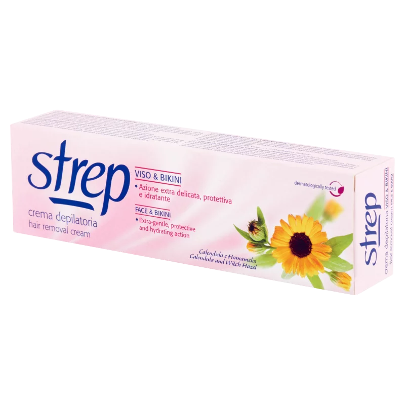 Strep szőrtelenítő krém arcra és bikinivonalra 75 ml
