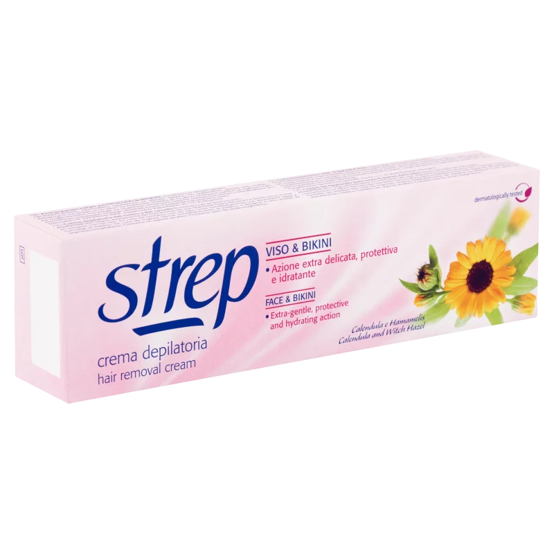 Strep szőrtelenítő krém arcra és bikinivonalra 75 ml