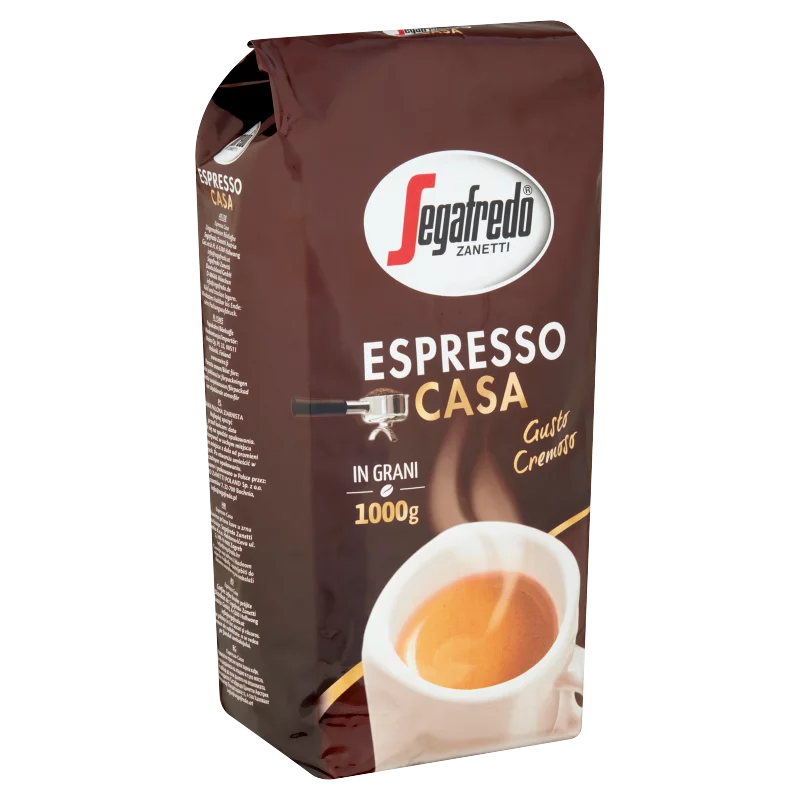 Segafredo Zanetti Espresso Casa szemes pörkölt kávé 1000 g