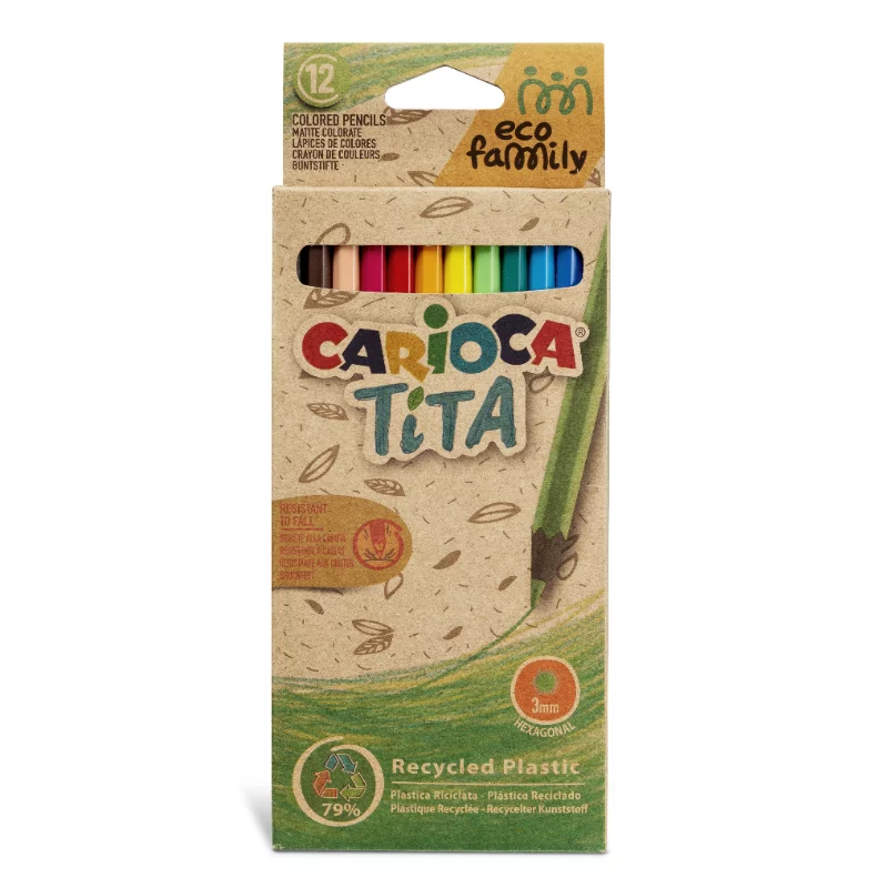 Carioca színesceruza 12db Tita EcoFamily