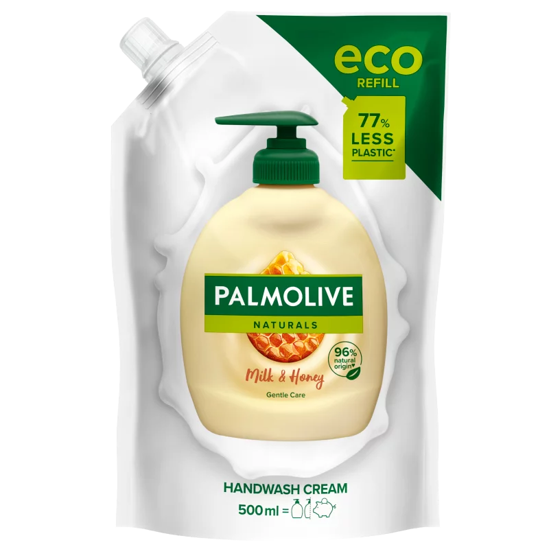 Palmolive Naturals Milk & Honey folyékony szappan utántöltő 500 ml