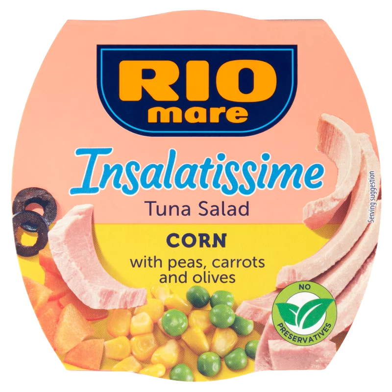 Rio Mare Insalatissime Corn készétel zöldségekkel és tonhallal 160 g