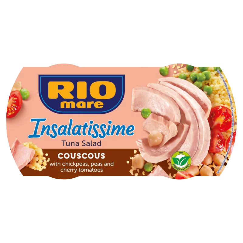 Rio Mare Insalatissime zöldséges készétel kuszkusszal és tonhallal 2 x 160 g