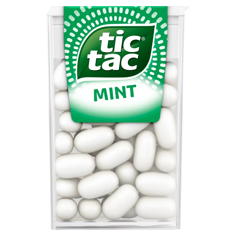 Tic Tac Mint mentolos ízű cukordrazsé 18 g