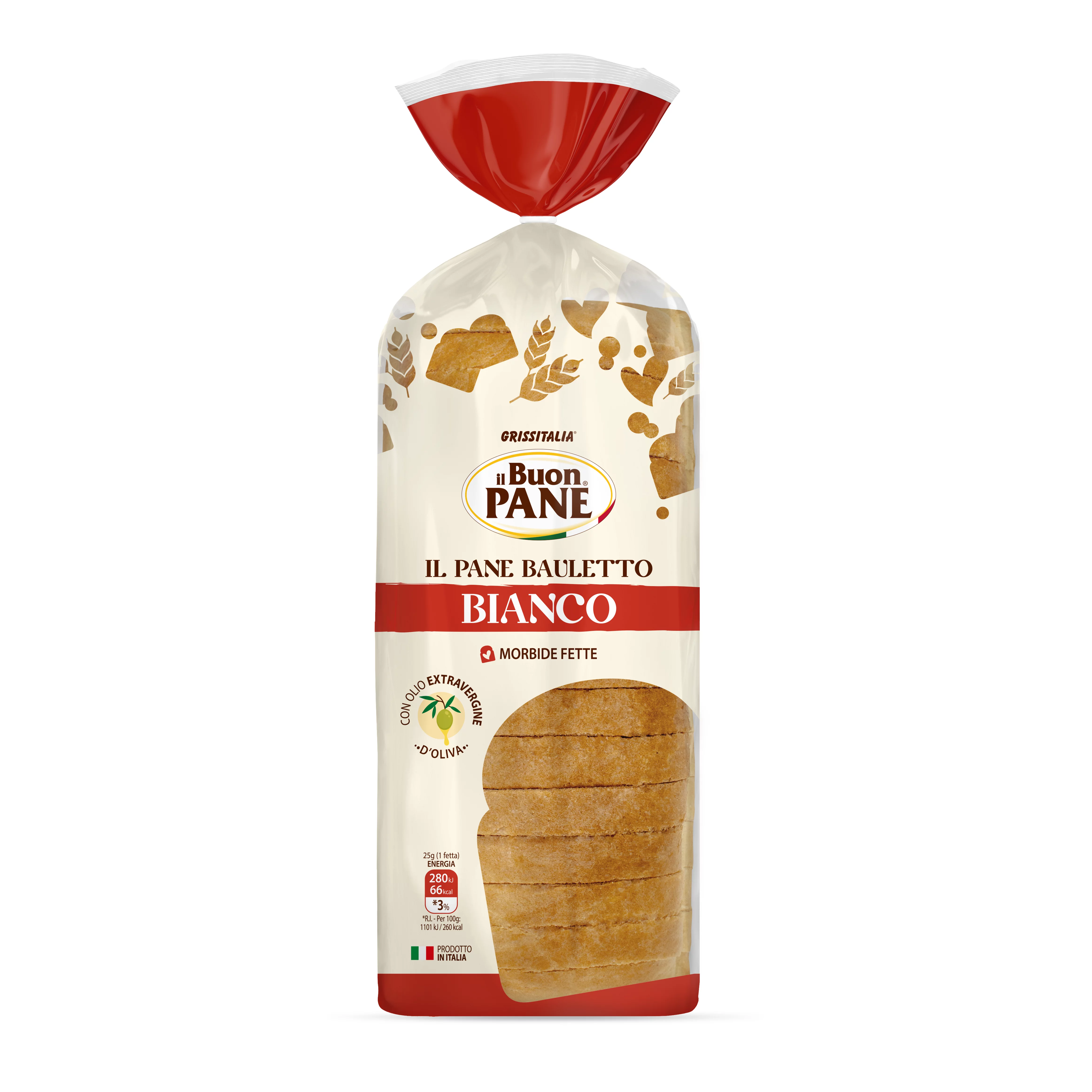 Il Buon Pane Bauletto szeletelt toastkenyér 400g fehér