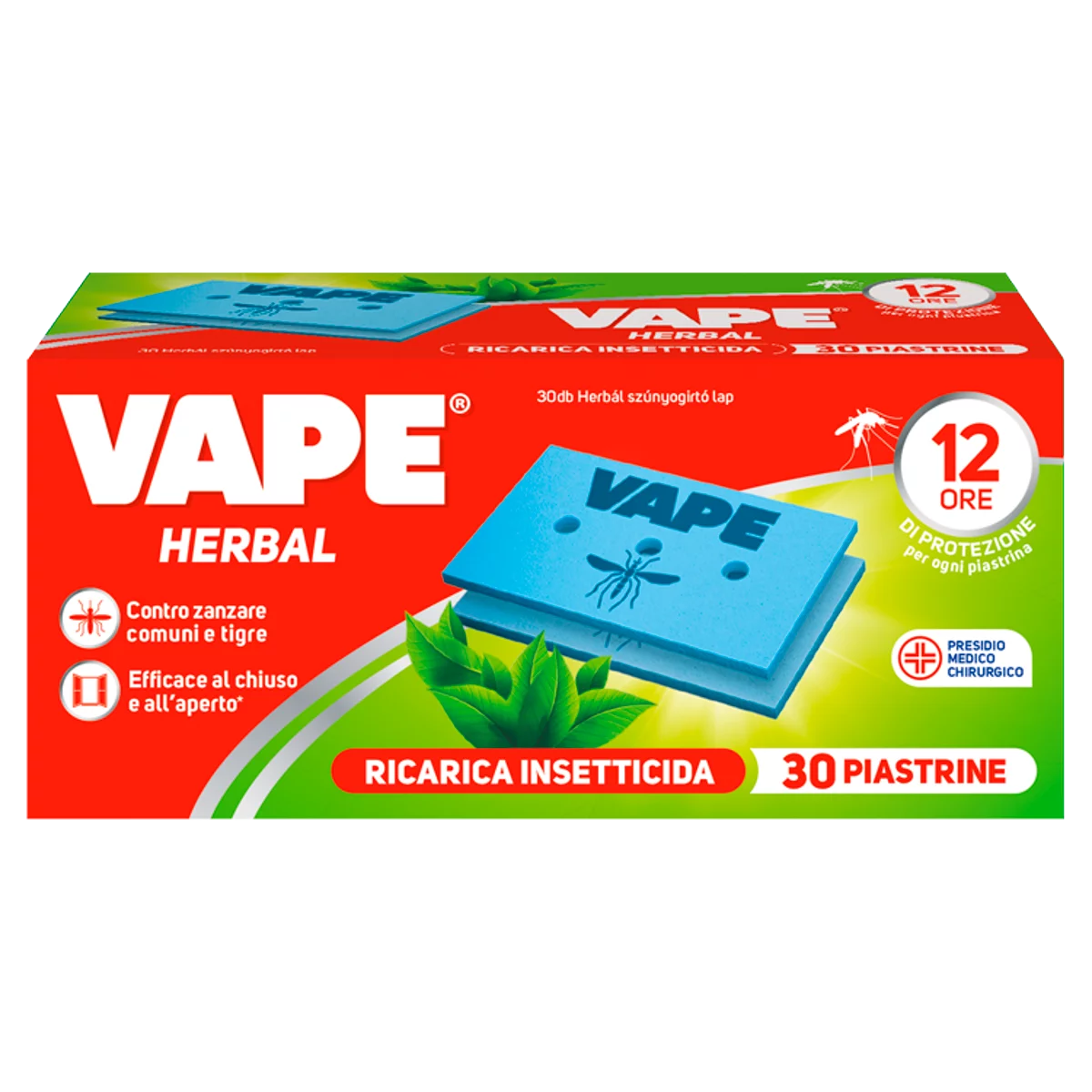Vape Herbal szúnyogirtó lap utántöltő 30 db