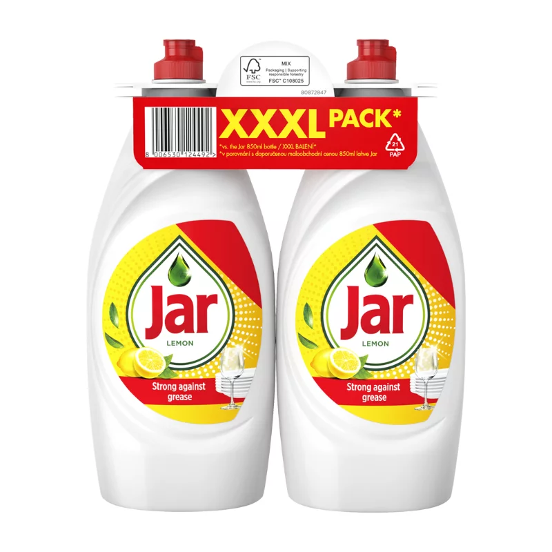 Jar mosogató 2x850ml Duo citrom
