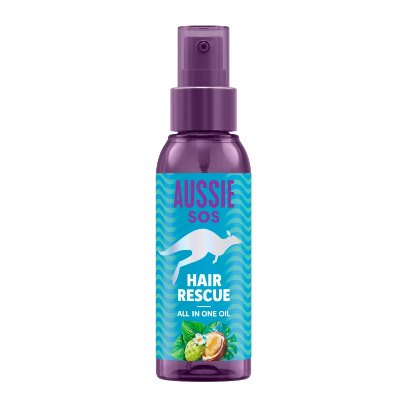 Aussie SOS Hair Rescue All In One Hajápoló Olaj 100ml akár 100 órán át Tartó Hidratálás
