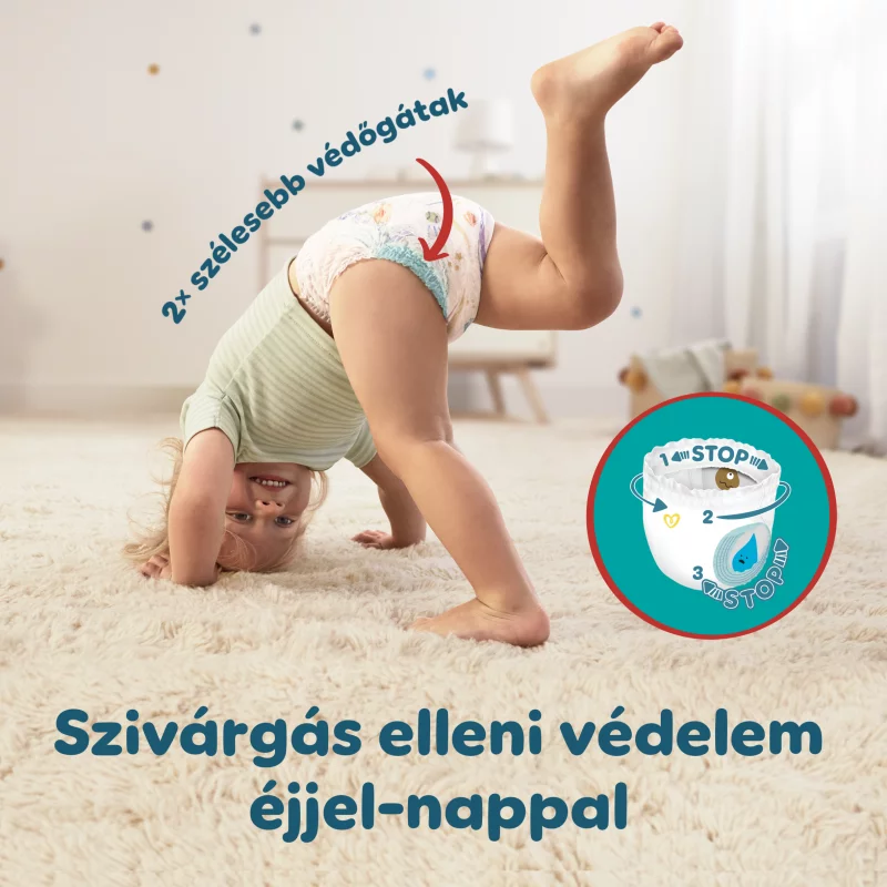 Pampers Active Baby Bugyipelenka, Méret 7, 38 Bugyipelenka, 15kg+