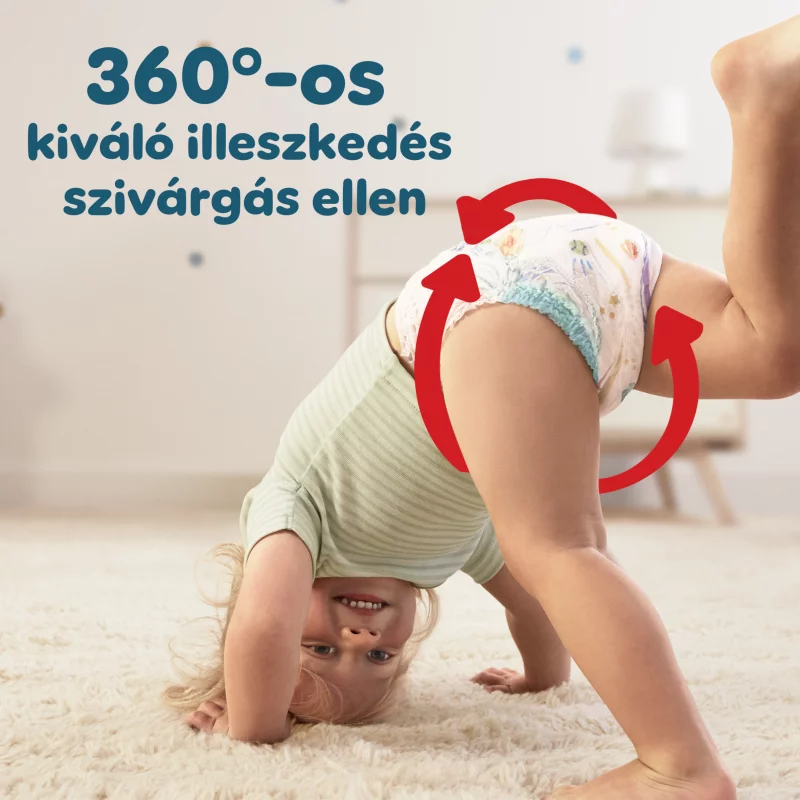 Pampers Active Baby Bugyipelenka, Méret 7, 38 Bugyipelenka, 15kg+