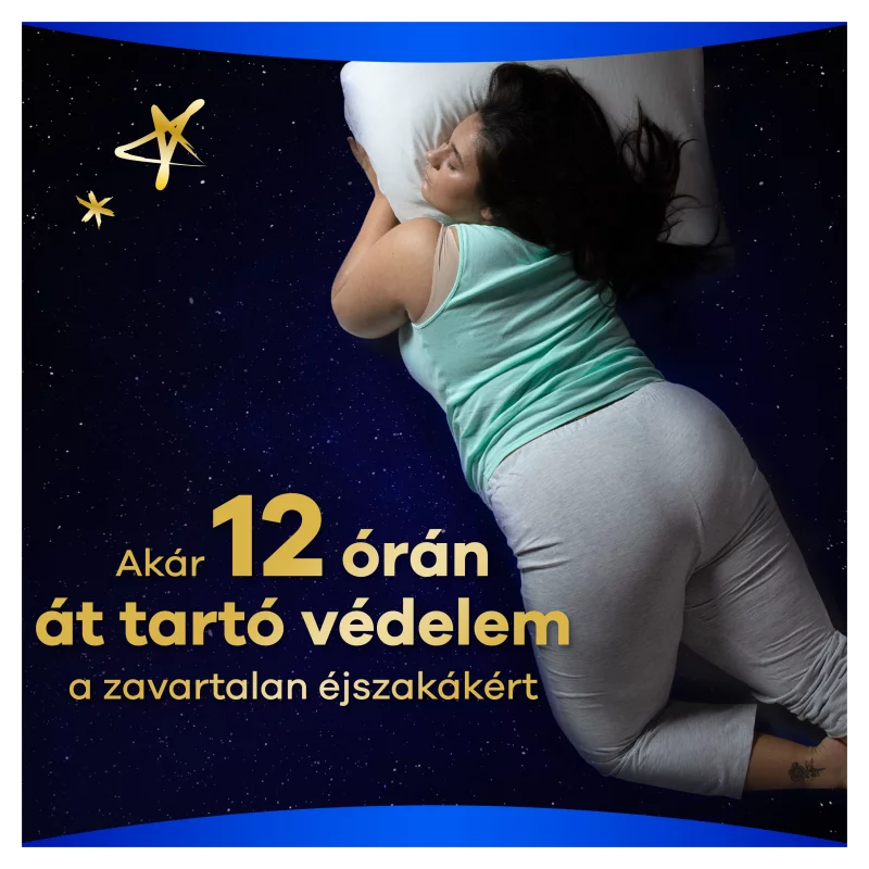 Always Ultra Secure Night Extra Egészségügyi Betét (5-ös Méret) Szárnyas Betét x 10]