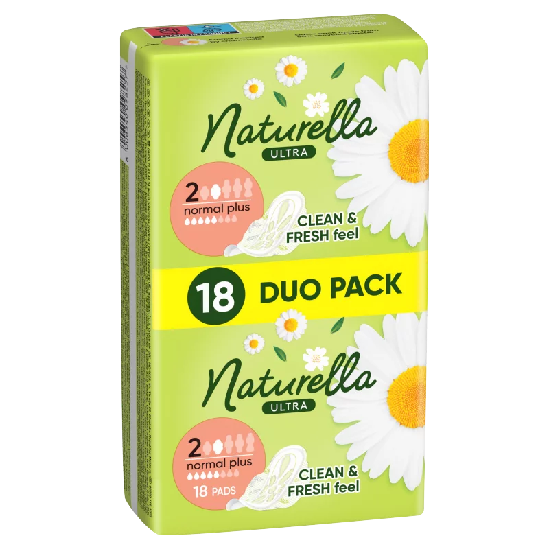 Naturella Ultra Szárnyas Betét, Normal Plus (2-es méret) Méret, 18 db